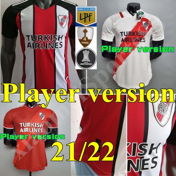 PLAYER VERSION 2021 River Plate Soccer Jerseys G.MARTINEZ QUINTERO PRATTO BORRE 21 22 riverbed Football shirt, Black;yellow
PLAYER VERSION 2021 River Plate Soccer Jerseys G.MARTINEZ QUINTERO PRATTO BORRE 21 22 riverbed Football shirt, Black;yellow