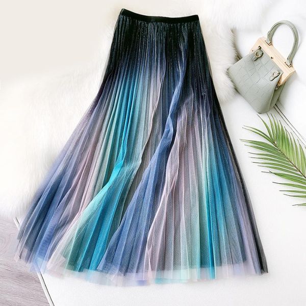 skirts colorful gradient metallic tulle skirt high waist long a line pleated rainbow womens modis 2021 arrival, Black
skirts colorful gradient metallic tulle skirt high waist long a line pleated rainbow womens modis 2021 arrival, Black