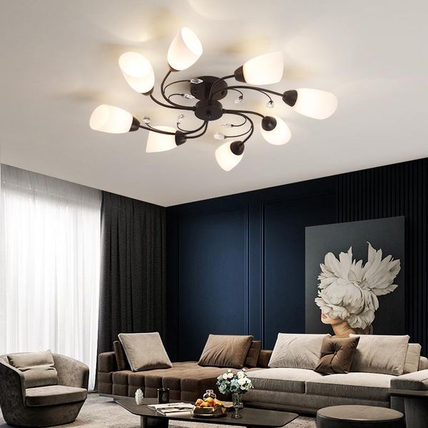 ceiling lights american vintage suspended lamp for living room bedroom dining kitchen black crystal chandelier home lighting fixtures
ceiling lights american vintage suspended lamp for living room bedroom dining kitchen black crystal chandelier home lighting fixtures
