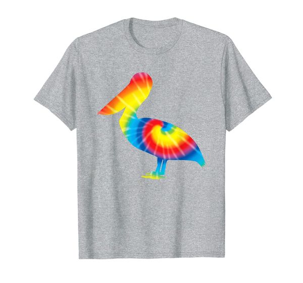 tie dye pelican rainbow print bird heron hippie peace gift t-shirt, White;black
tie dye pelican rainbow print bird heron hippie peace gift t-shirt, White;black