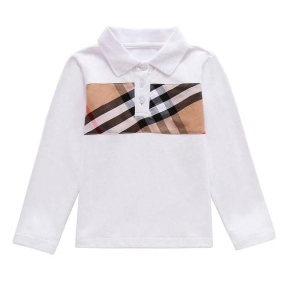 Spring Fall Baby Boys T-shirt Cotton Kids Long Sleeve T-shirts Turn-down Collar Boy Casual Plaid Shirt Children Clothing, White
Spring Fall Baby Boys T-shirt Cotton Kids Long Sleeve T-shirts Turn-down Collar Boy Casual Plaid Shirt Children Clothing, White