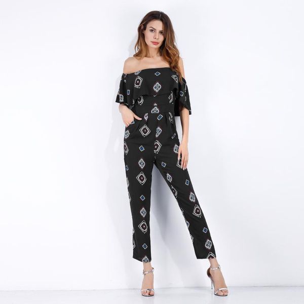 women's jumpsuits & rompers summer off shoulder print jumpsuit women high waist backless playsuits causal short sleeve slim chiffon ove, Black;white
women's jumpsuits & rompers summer off shoulder print jumpsuit women high waist backless playsuits causal short sleeve slim chiffon ove, Black;white