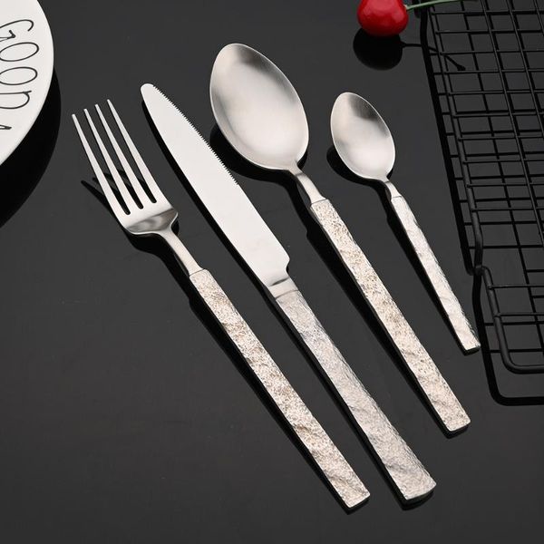 dinnerware sets silver 304 stainless steel cutlery set tableware tea spoon flatware knife long handle silverware eco friendly
dinnerware sets silver 304 stainless steel cutlery set tableware tea spoon flatware knife long handle silverware eco friendly
