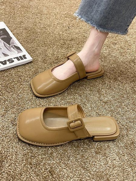 slippers all-match baotou half spring and summer fashion square head comfortable flat bottom ladies, Black
slippers all-match baotou half spring and summer fashion square head comfortable flat bottom ladies, Black