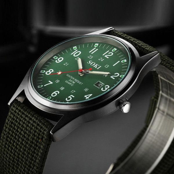 wristwatches mens watch fashion trend men wristwatch strap nylon green black man watches simple design male waches zegarek meski, Slivery;brown
wristwatches mens watch fashion trend men wristwatch strap nylon green black man watches simple design male waches zegarek meski, Slivery;brown