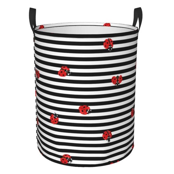 laundry storage & organization basket red ladybugs on stripes cloth folding dirty clothes toys bucket household
laundry storage & organization basket red ladybugs on stripes cloth folding dirty clothes toys bucket household