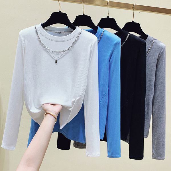 women's sweaters long sleeve t shirt of women cotton current slit women's korean style woman clothes t vogue femme 160w, White;black
women's sweaters long sleeve t shirt of women cotton current slit women's korean style woman clothes t vogue femme 160w, White;black