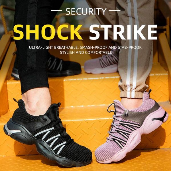 boots 2021 labor insurance shoes anti-smashing anti-stab safety wear-resistant breathable work lightweight sneakers, Black
boots 2021 labor insurance shoes anti-smashing anti-stab safety wear-resistant breathable work lightweight sneakers, Black