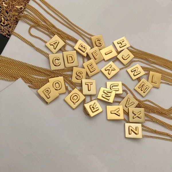 lisa same 26 alphabet square diamond necklace women's 18k gold style pendant clavicle chain, White
lisa same 26 alphabet square diamond necklace women's 18k gold style pendant clavicle chain, White