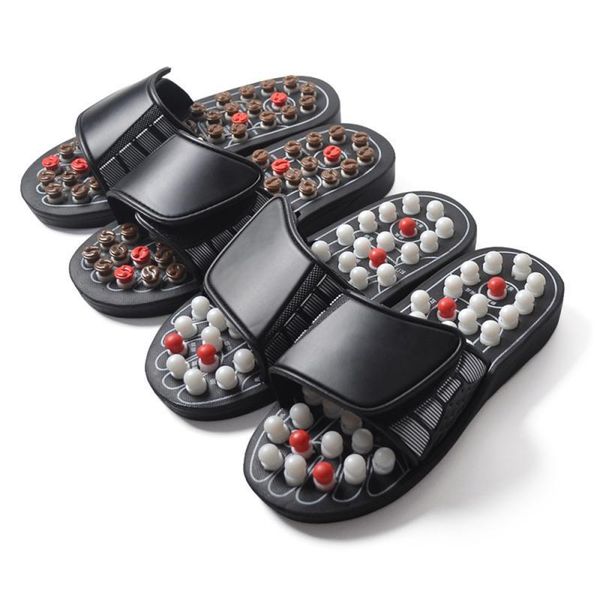 foot acupuncture slippers massage shoes sandals massager reflexology slipper magnetic spring, Black
foot acupuncture slippers massage shoes sandals massager reflexology slipper magnetic spring, Black