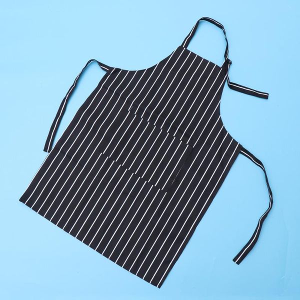 halter adjustable kitchen apron serving aprons with pockets restaurant cafe barbecue (black and white stripe)
halter adjustable kitchen apron serving aprons with pockets restaurant cafe barbecue (black and white stripe)