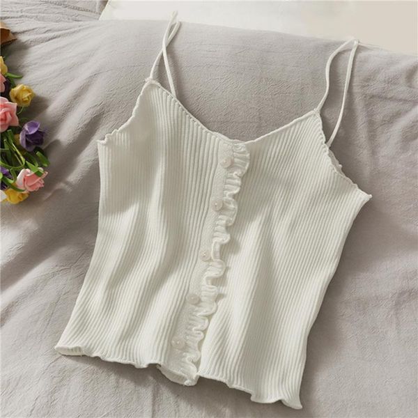 women's tanks & camis girls strapless trim stitching short vest chic summer candy color all-match single-breasted knitted thin camisol, White
women's tanks & camis girls strapless trim stitching short vest chic summer candy color all-match single-breasted knitted thin camisol, White