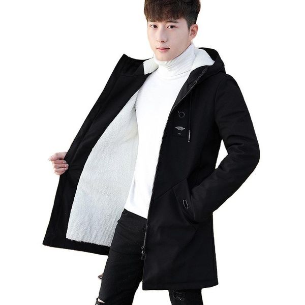 men's down & parkas winter jacket jia'r thick warm hooded parka simple long hem practical windproof large size m-4xl, Black
men's down & parkas winter jacket jia'r thick warm hooded parka simple long hem practical windproof large size m-4xl, Black