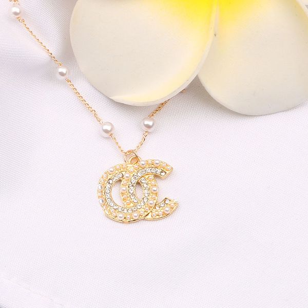 luxury brand designer letter pendant necklaces 18k gold plated crysatl pearl rhinestone sweater newklace chain for women girl wedding party, Silver
luxury brand designer letter pendant necklaces 18k gold plated crysatl pearl rhinestone sweater newklace chain for women girl wedding party, Silver