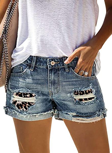 women's jeans summer vintage faded distressed ripped jean woman leopard print camouflage curling shorts female casual hole short denim, Blue
women's jeans summer vintage faded distressed ripped jean woman leopard print camouflage curling shorts female casual hole short denim, Blue