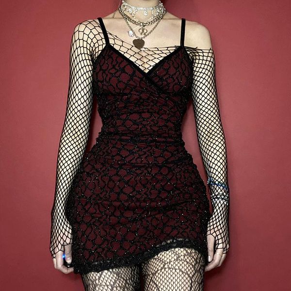 casual dresses goth gothic v neck red dress grunge bodycon backless high waist mini vintage sleeveless women clubwear y2k, Black;gray
casual dresses goth gothic v neck red dress grunge bodycon backless high waist mini vintage sleeveless women clubwear y2k, Black;gray