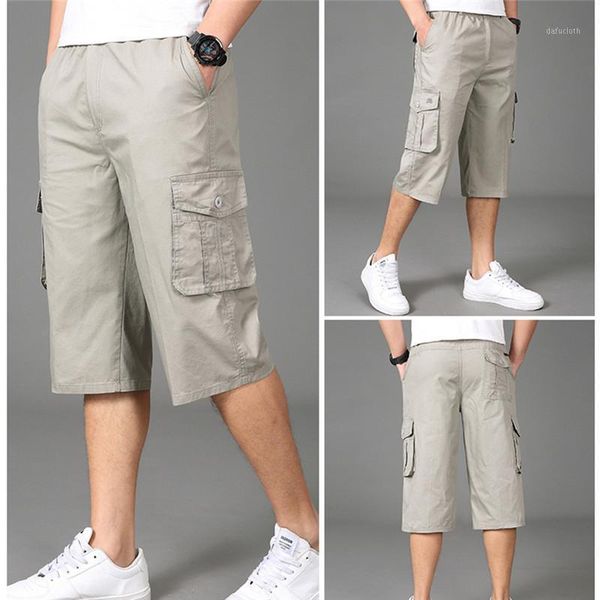 men's seven-point multi-zip multi-pocket built-in corded cargo joggers streetwear moletom masculino 2021 summer shorts, White;black
men's seven-point multi-zip multi-pocket built-in corded cargo joggers streetwear moletom masculino 2021 summer shorts, White;black