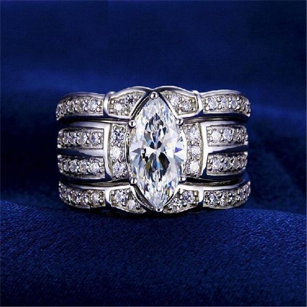 wedding rings fashion hyperbole three tier cubic zirconia bands for women luxury balck ring set size drop bulk jewelry, Slivery;golden
wedding rings fashion hyperbole three tier cubic zirconia bands for women luxury balck ring set size drop bulk jewelry, Slivery;golden
