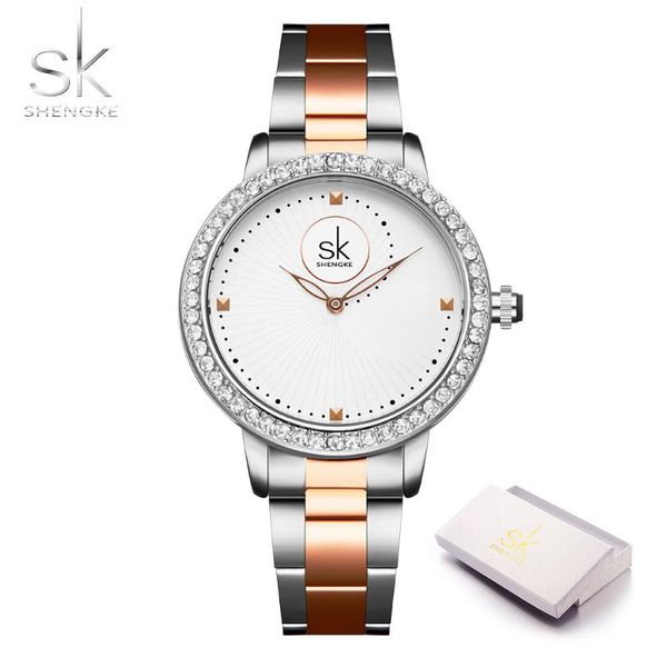 wristwatches shengke women watches stainless steel mesh belt crystal quartz ladies wristwatch female clocks 0111 sk, Slivery;brown
wristwatches shengke women watches stainless steel mesh belt crystal quartz ladies wristwatch female clocks 0111 sk, Slivery;brown