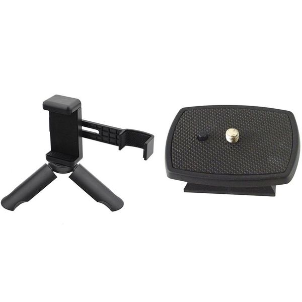 set pocket mobile phone securing clip bracket mount desktripod & 1 pcs quick release plate other accessories
set pocket mobile phone securing clip bracket mount desktripod & 1 pcs quick release plate other accessories