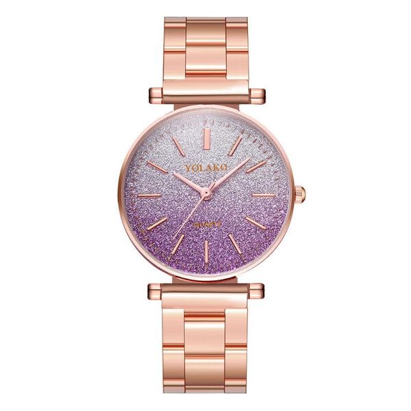 wristwatches yolako women watch sky star gradient fashion casual bracelet steel band watches ladies clock montre femme, Slivery;brown
wristwatches yolako women watch sky star gradient fashion casual bracelet steel band watches ladies clock montre femme, Slivery;brown