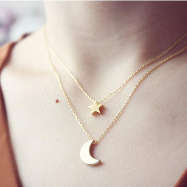 pendant necklaces 2021 fashion stars moon items short clavicle chain women necklace layered, Silver
pendant necklaces 2021 fashion stars moon items short clavicle chain women necklace layered, Silver