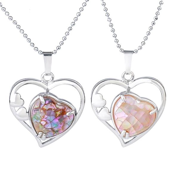 lovely natural shell pendant necklaces healing multi-color pink shell necklace for women daughter jewelry accessori, Silver
lovely natural shell pendant necklaces healing multi-color pink shell necklace for women daughter jewelry accessori, Silver