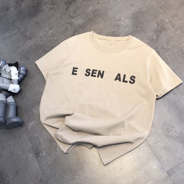 couple's chest ess small letter thick glue printing short sleeve t-shirt early spring new casual loose unisex, White
couple's chest ess small letter thick glue printing short sleeve t-shirt early spring new casual loose unisex, White