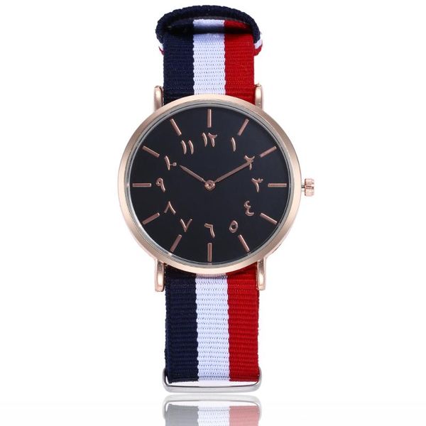 wristwatches unique ladies stripe nylon strap quartz watch fashion casual women originality arabic numbers relogio feminino, Slivery;brown
wristwatches unique ladies stripe nylon strap quartz watch fashion casual women originality arabic numbers relogio feminino, Slivery;brown