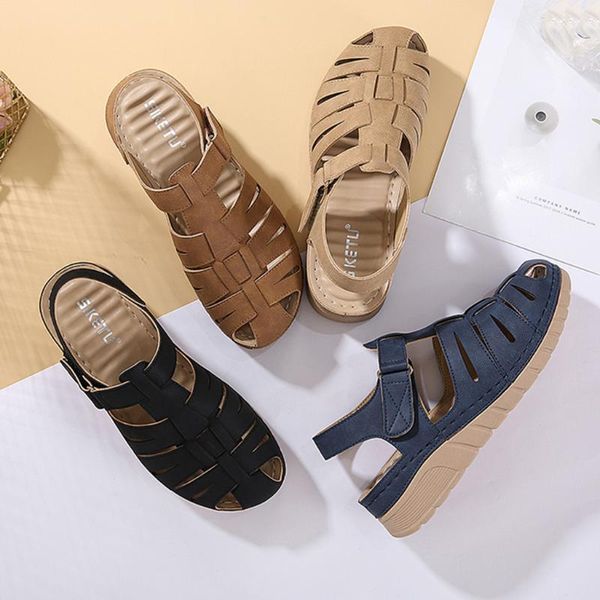 dress shoes women's sandals ladies summer 2021 fashion casual retro hollow out platforms comfortable breathable beach wedges, Black
dress shoes women's sandals ladies summer 2021 fashion casual retro hollow out platforms comfortable breathable beach wedges, Black