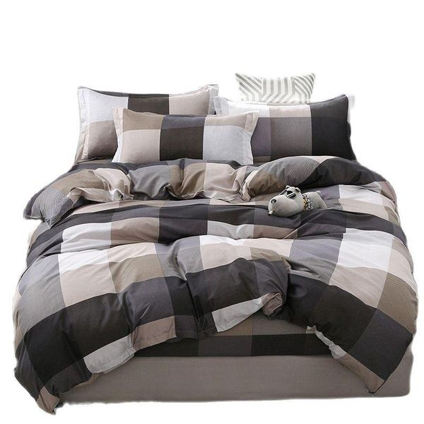bedding sets 3/4pcs set grid printed duvet cover sheet pillowcase bedclothes for home
bedding sets 3/4pcs set grid printed duvet cover sheet pillowcase bedclothes for home