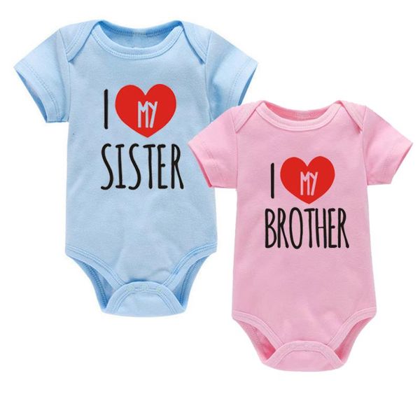 rompers 2022 i love my sister/ brother baby boys girls bodysuits summer short sleeve body romper cotton sibling matching onesie, Blue
rompers 2022 i love my sister/ brother baby boys girls bodysuits summer short sleeve body romper cotton sibling matching onesie, Blue