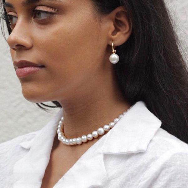 hoop & huggie tiny pearl earrings for women vintage boho stainless steel gold round single earring geometric jewelry gift 2021, Golden;silver
hoop & huggie tiny pearl earrings for women vintage boho stainless steel gold round single earring geometric jewelry gift 2021, Golden;silver