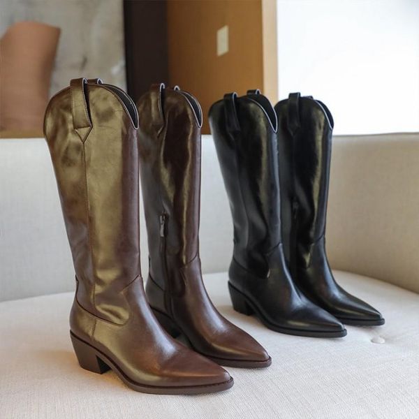 boots bright2021 fall / winter western high all kinds of pointed rough heeled knights' and high-heeled women's long, Black
boots bright2021 fall / winter western high all kinds of pointed rough heeled knights' and high-heeled women's long, Black