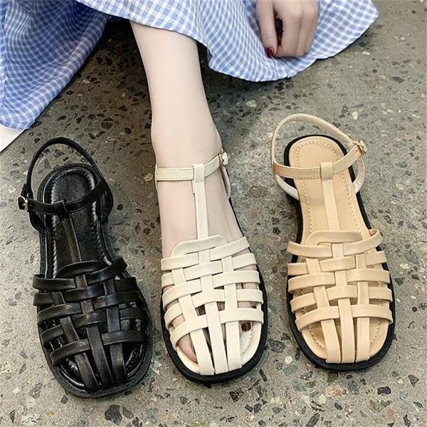 sandals women low heel 2021 fashion comfort weave design ladies shoes female summer rubber bottom baotou sandalias black 35-39
sandals women low heel 2021 fashion comfort weave design ladies shoes female summer rubber bottom baotou sandalias black 35-39