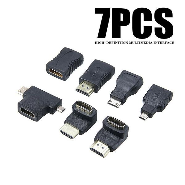 audio cables & connectors 7pcs mini/micro -compatible adapter extender converter kit fit for hdtv durable male to female connector
audio cables & connectors 7pcs mini/micro -compatible adapter extender converter kit fit for hdtv durable male to female connector