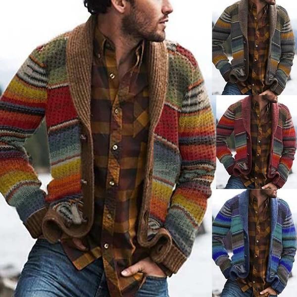 men's sweaters fashion sweater coat autumn and winter printed cardigan long-sleeved knitted, White;black
men's sweaters fashion sweater coat autumn and winter printed cardigan long-sleeved knitted, White;black