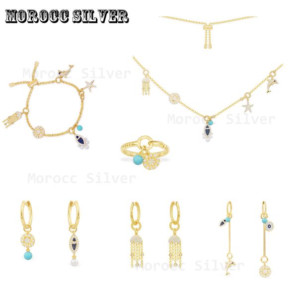fashionable moroccan ocean paradise multi element pendant design womens jewelry set, Silver
fashionable moroccan ocean paradise multi element pendant design womens jewelry set, Silver