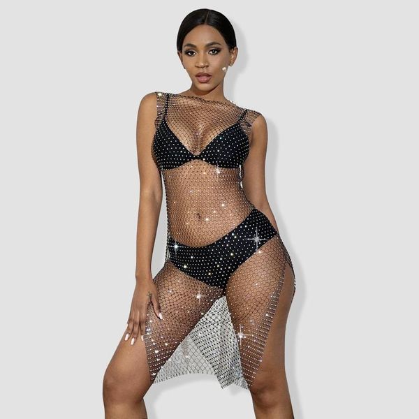 casual dresses 40# sequined fishnet summer dress 2021 glitter rhinestone hollow out see through vintage for women vestidos, Black;gray
casual dresses 40# sequined fishnet summer dress 2021 glitter rhinestone hollow out see through vintage for women vestidos, Black;gray