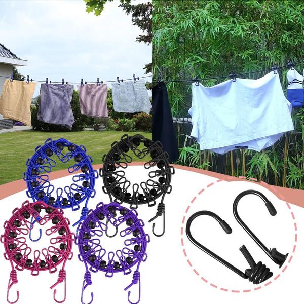 hangers & racks portable elastic travel clothesline with 12pcs clothespins gadgets outdoor and indoor drying rack for clothes #t1p
hangers & racks portable elastic travel clothesline with 12pcs clothespins gadgets outdoor and indoor drying rack for clothes #t1p