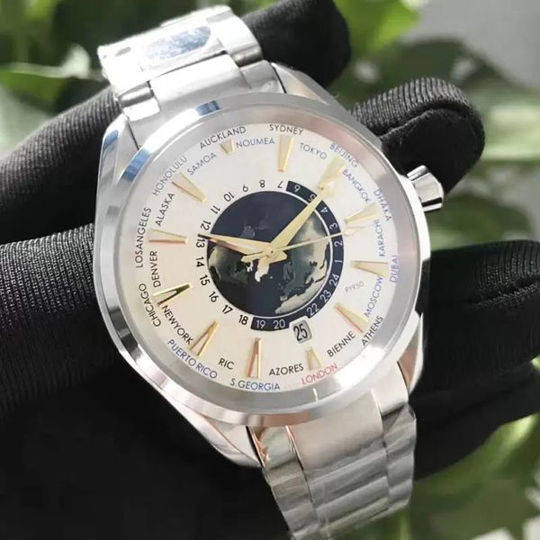 2022 fashion mens watch world time 007 men automatic watches mechanical movement men's watch steel wristwatches, Slivery;brown
2022 fashion mens watch world time 007 men automatic watches mechanical movement men's watch steel wristwatches, Slivery;brown