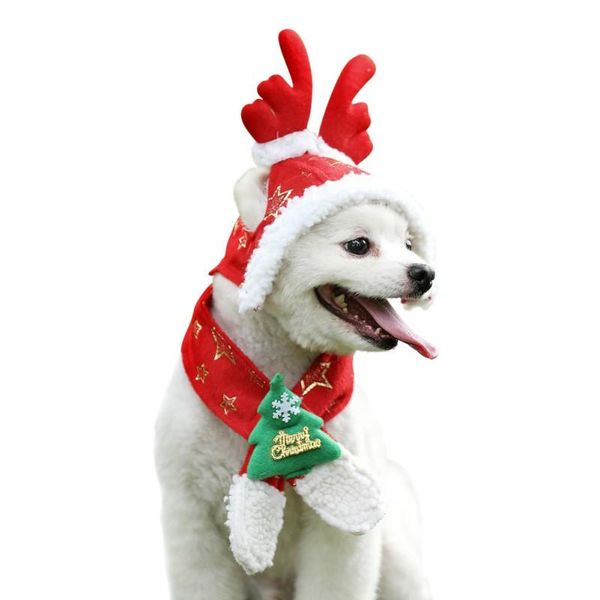 dog apparel creative pet autumn and winter supplies clothes christmas scarf hat detachable warm holiday wear
dog apparel creative pet autumn and winter supplies clothes christmas scarf hat detachable warm holiday wear