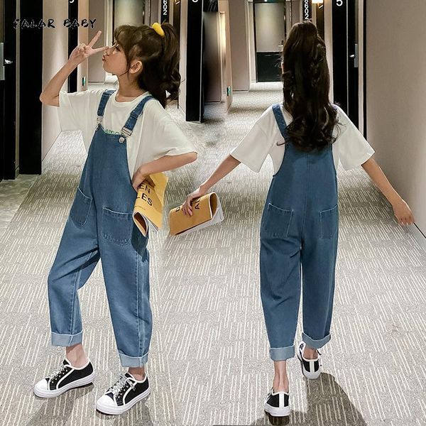 girls overalls 2021 spring autumn loose casual jeans for kids jumpsuit children's clothing 12 13 14 y teens trousers girl pants jumpsui, Blue
girls overalls 2021 spring autumn loose casual jeans for kids jumpsuit children's clothing 12 13 14 y teens trousers girl pants jumpsui, Blue
