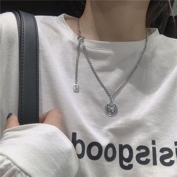 pendant necklaces korean fashion girls cat vintage silver color hip hop chain necklace for women wedding party kolye collares
pendant necklaces korean fashion girls cat vintage silver color hip hop chain necklace for women wedding party kolye collares