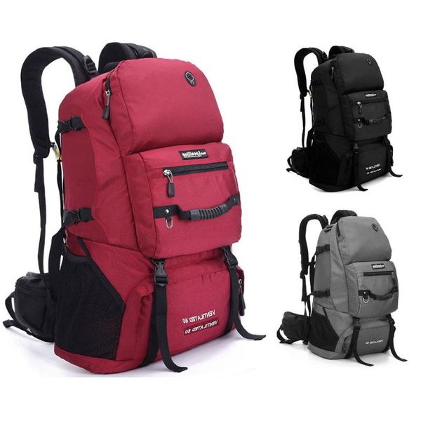 outdoor bags 60l high capacity climbing backpack waterproof bag hiking camping mountaineering travel
outdoor bags 60l high capacity climbing backpack waterproof bag hiking camping mountaineering travel