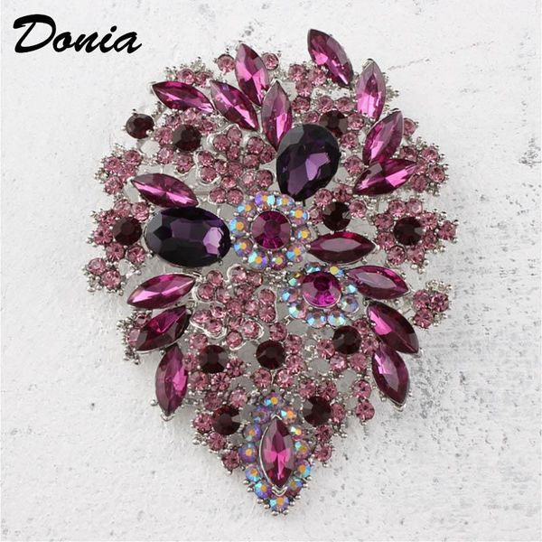 pins, brooches donia jewelry fashion europe and usa high-end brooch bride rhinestone flower alloy big coat accessories, Gray
pins, brooches donia jewelry fashion europe and usa high-end brooch bride rhinestone flower alloy big coat accessories, Gray