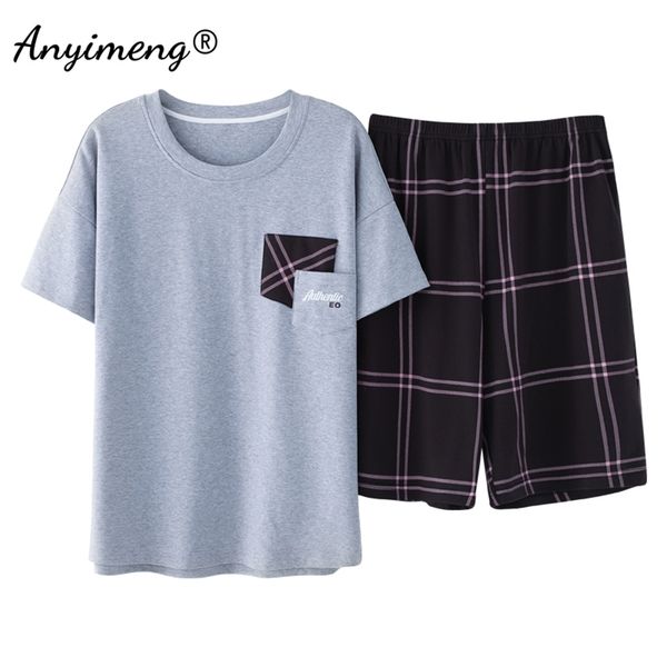 young men pajamas for summer soft breathable cotton home clothing sets pullover plaid bottoms casual youth teenagers lounge wear 210812, Black;brown
young men pajamas for summer soft breathable cotton home clothing sets pullover plaid bottoms casual youth teenagers lounge wear 210812, Black;brown