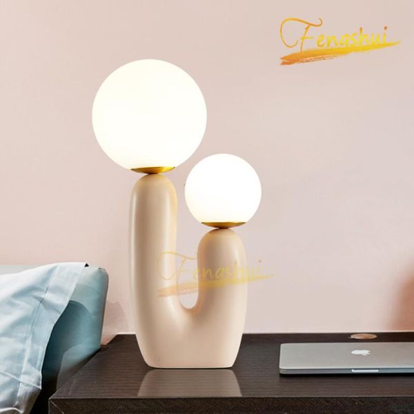 nordic light luxury art led table lamp modern creative desk lights resin bedside glass ball indoor lamps
nordic light luxury art led table lamp modern creative desk lights resin bedside glass ball indoor lamps