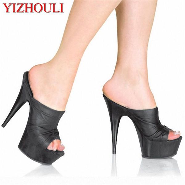 slippers 6 inch slide heel with leopard sole detail temptation print transparent ultrafine 15cm high-heeled shoes, Black
slippers 6 inch slide heel with leopard sole detail temptation print transparent ultrafine 15cm high-heeled shoes, Black