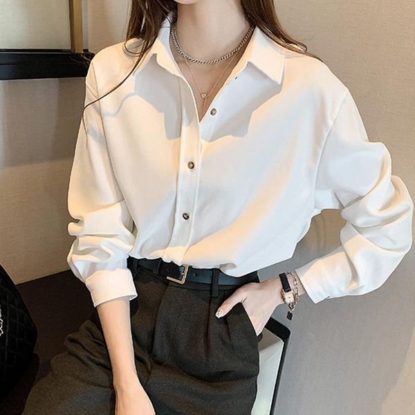 women's blouses & shirts white shirt woman button up vintage blouse women long sleeves female loose flavor long-sleeved 91j
women's blouses & shirts white shirt woman button up vintage blouse women long sleeves female loose flavor long-sleeved 91j